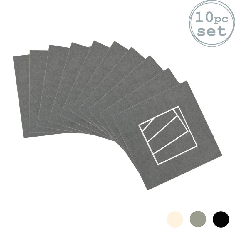 Shadow Box Picture Frame, 10cm H x 10cm W x 0.5cm D, Grey