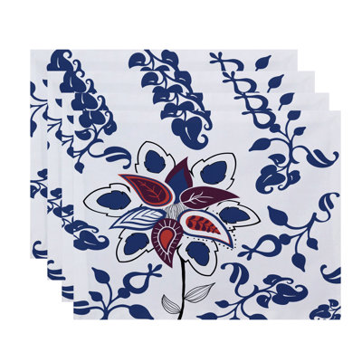 Gordonsville Polyester Floral Rectangle Placemat