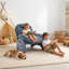 Fauteuil d'appoint en forme de crabe amusant et doux en tissu chenille Family Time-1932488897