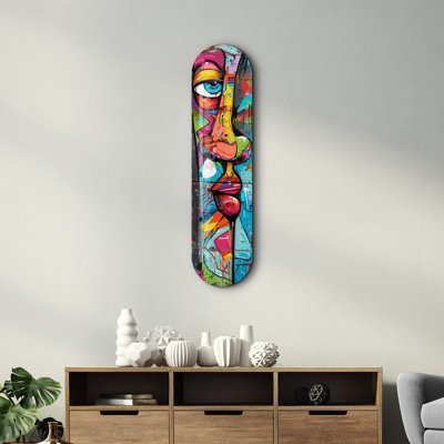 Elegant Decorative Tempered Glass Painting, 7.9 x 31.5 inches | 100% Tempered Glass (Thickness: 0.16 inches) | UV Printed Design, Perfect for Home Décor & Wall Art, Durable and Stylish Addition to Any Room
