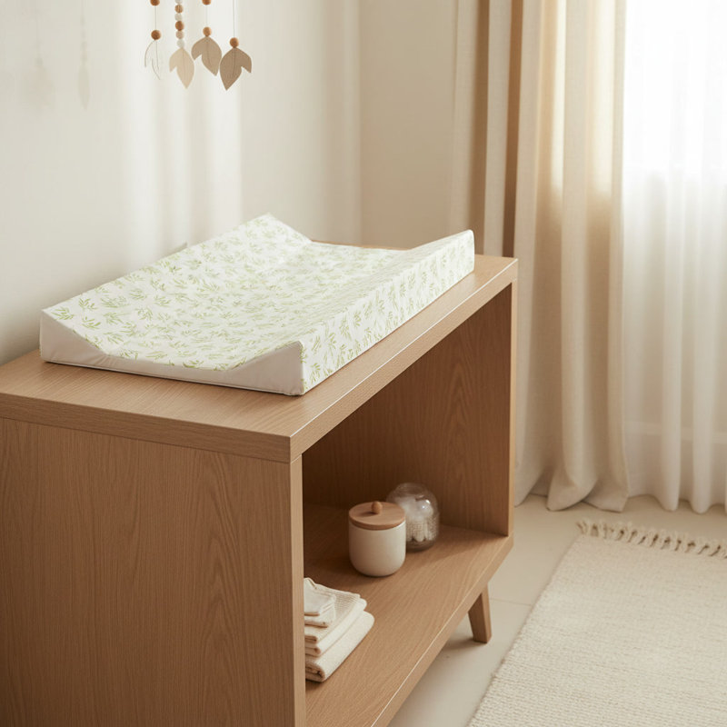 Leaf Anti-Roll Wedge Baby Changing Mat