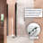  Free-folding Bathtub Tri-fold Tempered Glass Door - No Assembly Needed, Easy to Install-124845440