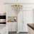 Gannuccelli 8-Light Dimmable Empire Chandelier | 3-Tier Gold Leaf Carved Crystal Pendant Light, Adjustable Chain (E14 Base) for Dining Room, Living Room & Foyer