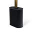 Brosse de toilette autoportante en métal avec poils en silicone 16 po Moorefield-126150887