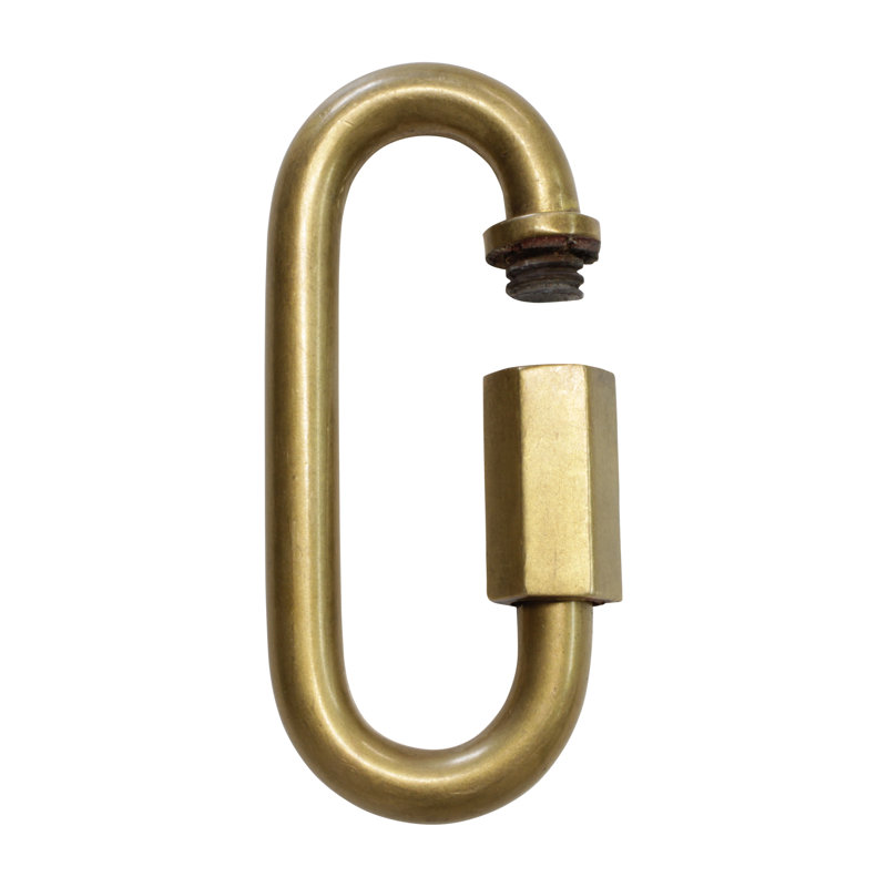 Chaîne à maillons rapides, Laiton antique, H 3,46 po x l 1,5 po x P 0,31 po