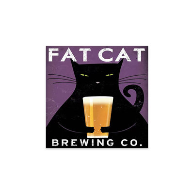 Fat Cat Brewing Co. Print On Acrylic Glass -  Trinx, 9E0421E1F0AC411CA6C394E40CF071DB