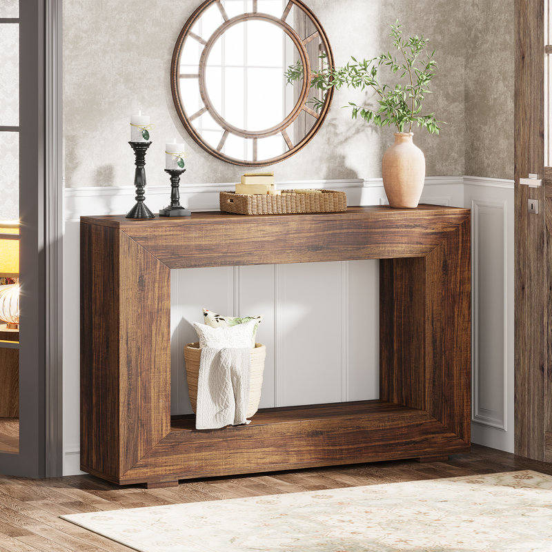 Breisch 47.2'' Console Table, Dark Brown
