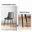 Chaises de salle à manger rembourrées en similicuir-114326443