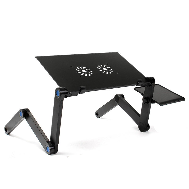 48cm H x 53cm W Laptop Cart, Black