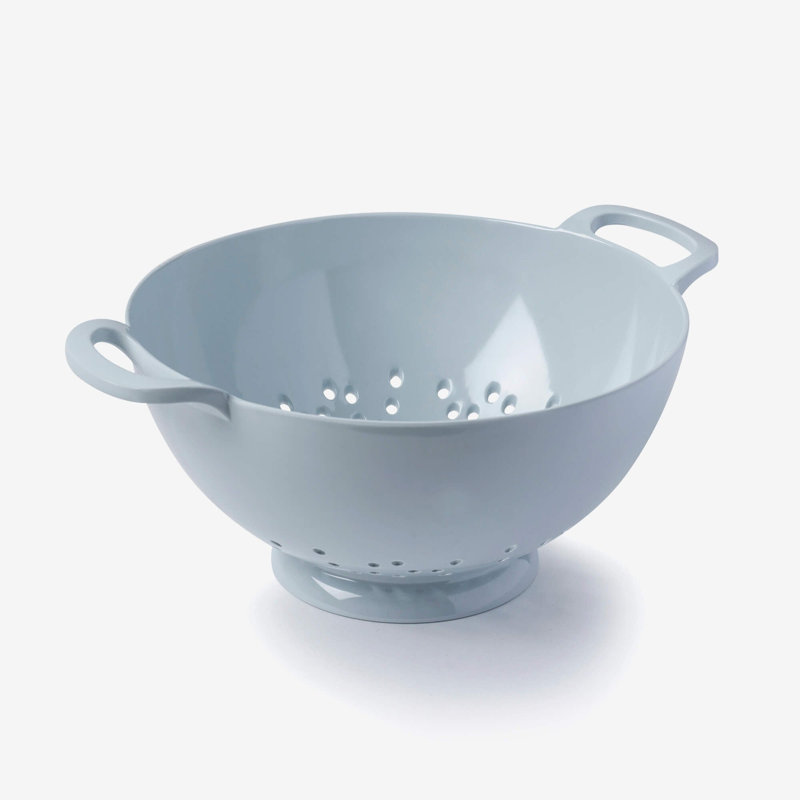 Premium Melamine Colander, 11cm H x  20cm W, Duck Egg Blue