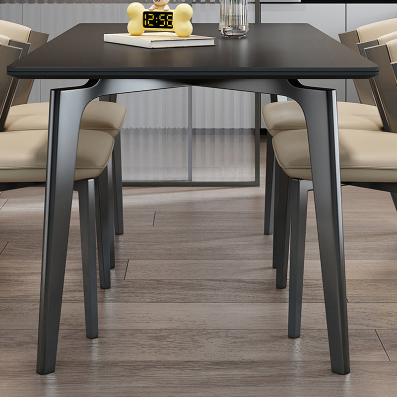 Ensemble simple de table de salle à manger et de chaises, H 29,52 po x L 70,86 po x l 35,43 po