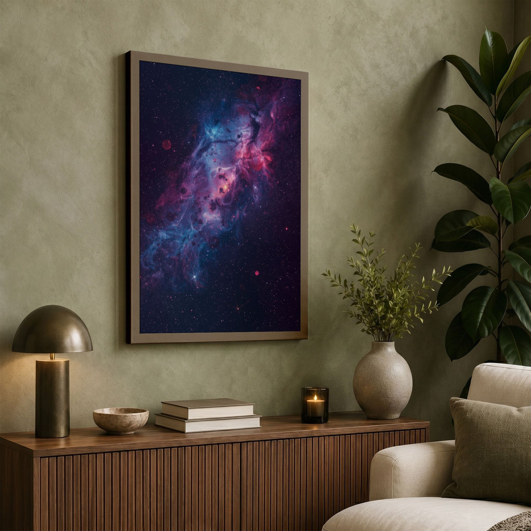 Cosmic Nebula Space - Wrapped Canvas