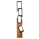 Jackson Solid Wood Geometric Bookcase
