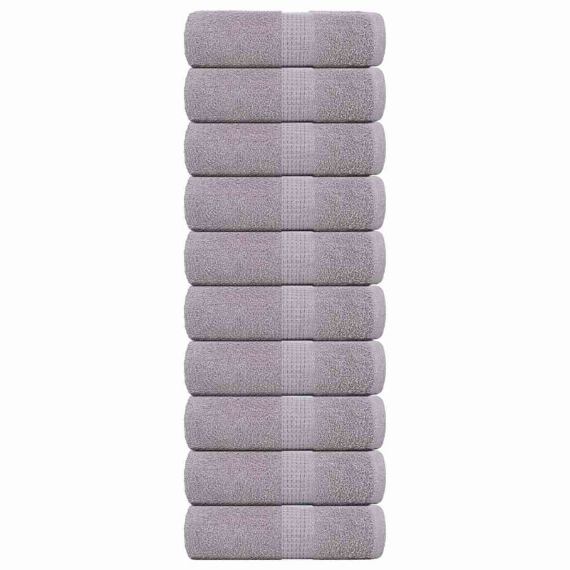 Semyon 100% Cotton Fingertip Towel, Grey
