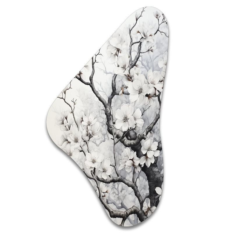 Grazierville - Décoration murale en forme d'arbre irrégulier en forme de Boomerang, H 31 po x l 17 po
