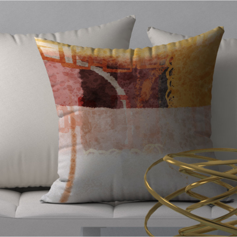 Housse de coussin et insert de coussin carré, 18" x 18"
