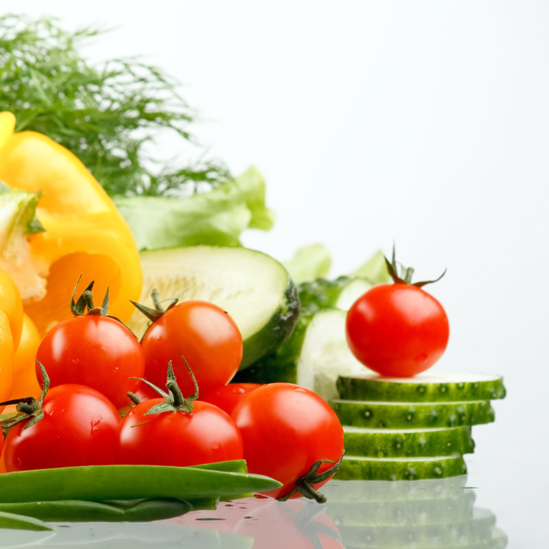 Fresh Vegetables - Wrapped Canvas Print, 91cm H x 91cm W x 3.8cm D