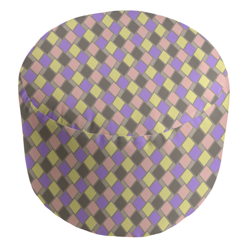 Repose-pieds Avicia, Mauve / brun / gris