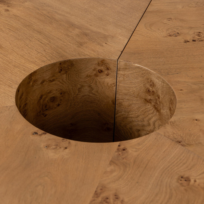 Rue Coffee Table-Barley Medium Burl Oak