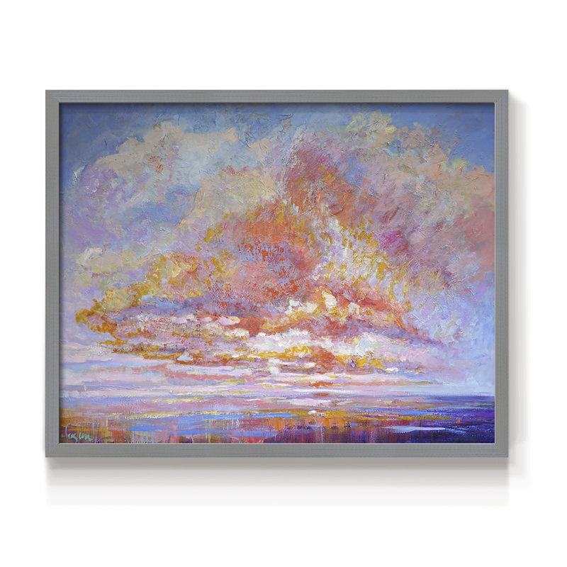 «Blessed Eve II», reproduction encadrée, H 8 po x l 10 po, Gris