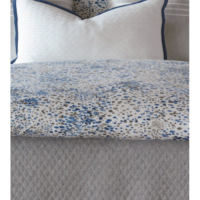 Marvel Modern & Contemporary Cotton Geometric Shapes Duvet Cover, Sapphire, Super King