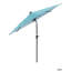9FT UMBRELLA WITH LIGHT Red And Stripes-783571954