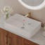 Meuble-lavabo moderne avec lavabo vasque en céramique, armoire autoportante dorée