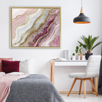 Frozen Petal Stone Floating Frame, design by Svetlana Aleynikova