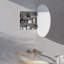 Recessed Frameless Single Door Medicine Cabinet with Adjustable Shelves-657300317