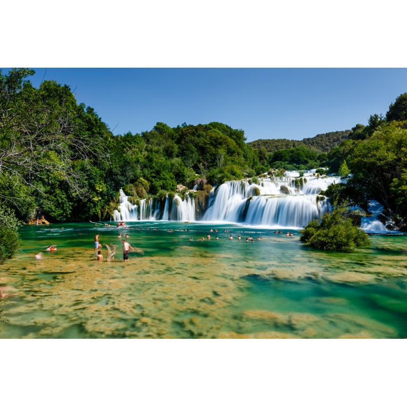 Cascade Of Waterfalls - Wrapped Canvas Print, 20cm H x 30cm W