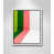 White Floater Framed