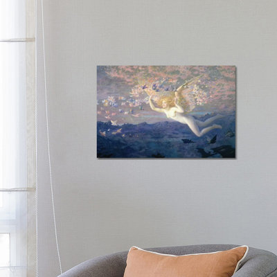 On The Wings Of The Morning, 1905 by Edward Robert Hughes - Wrapped Canvas Painting