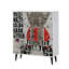 Caslin 4 -Door 4 -Shelf