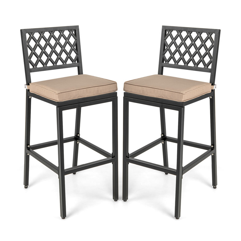 Neelesh Bar Stool with Iron Frame