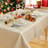 Amissa Polyester Blizzard Snowflake Square Napkin-1657169256