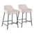 Cream Polyester Blend/Black