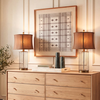 Cage 26.5" lampe de table Leah