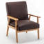 Fauteuil classique classique de style Mid-Century avec un savoir-faire exquis, idéal pour diverses pièces afin d'améliorer le confort et le style-596840285