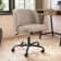 Meila Armless Desk Chair For Home Office, Adjustable Seating Solution With Wheels And Swivel Base