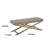 Polyester Blend Upholstered Bench