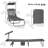 Outdoor Metal Chaise Lounge Set-98147293
