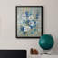 «Blue Garden I», toile encadrée de qualité supérieure - prête à être accrochée-2089547160-2089547142