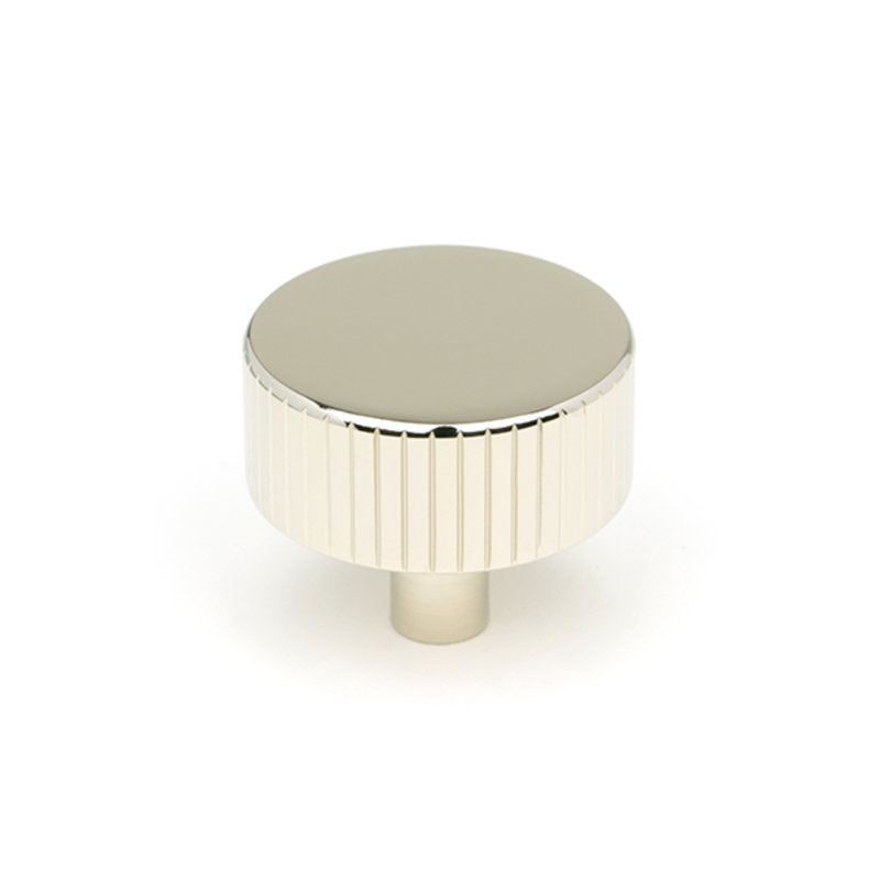 Round Knob, 4 cm, Polished Nickel