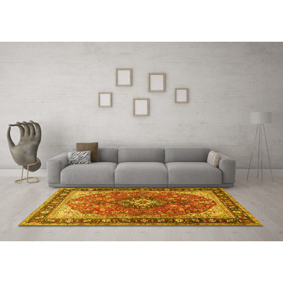 Tapis traditionnels jaunes 1170