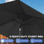 Parasols d'extérieur 9 pi avec inclinaison et manivelle-591123738