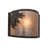 Kian Steel Flush Mounted Sconce