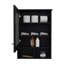 Pharmacie Gibson, salle de bain, noir-101327627