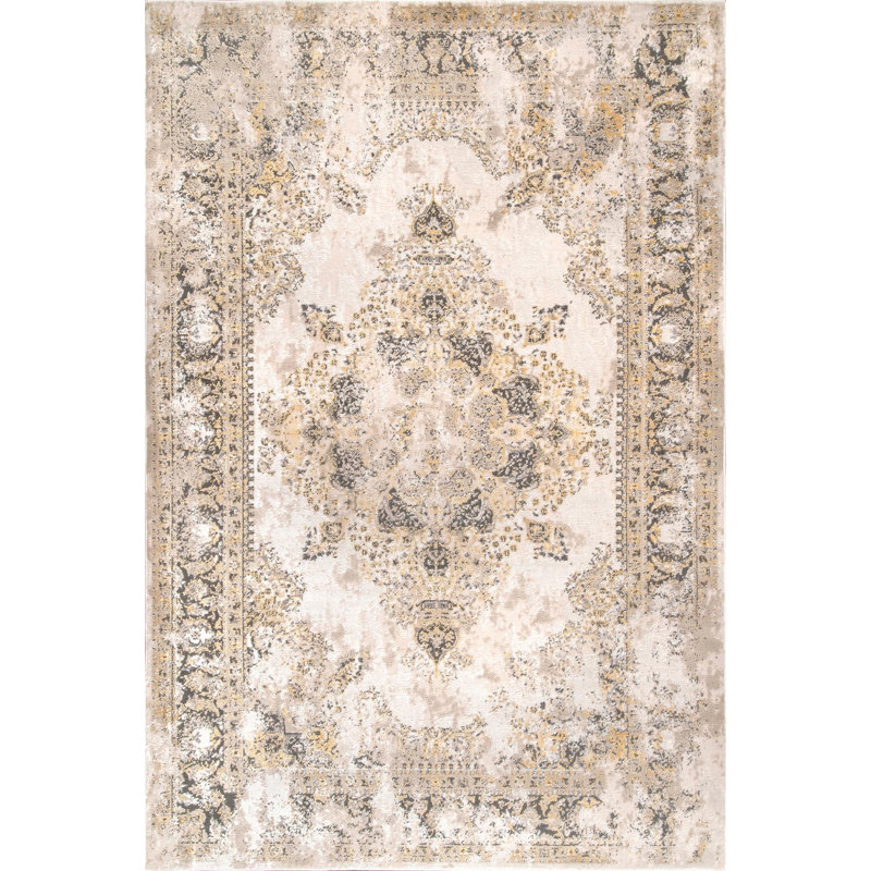 Tapis beige Roder, Rectangle 4 pi x 6 pi