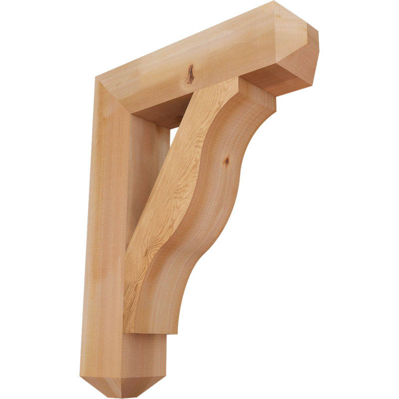 Support pour artisan Funston, H 34 po x l 5,5 po x P 26 po, Lisse, Cèdre rouge