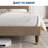 Platform Bed Frame with Headboard, Comfy Corduroy Upholstered Bed Frame with Wooden Slats Support, No Box Spring Needed-855076893-855076891